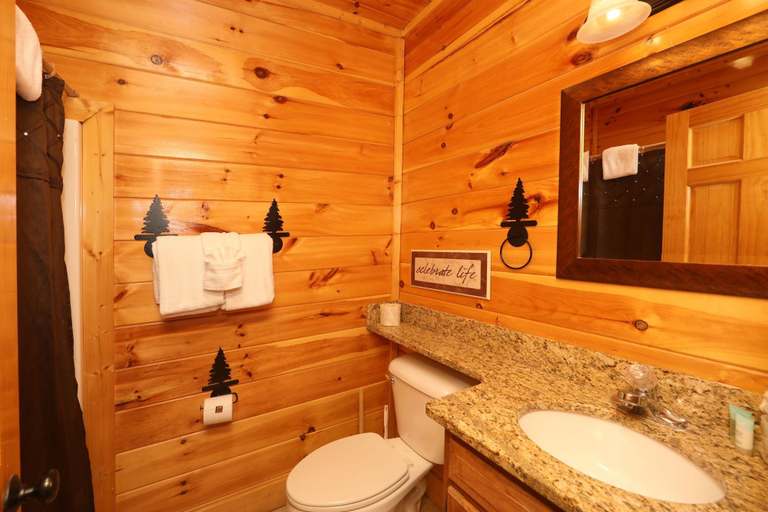 Bathroom 3, Playhouse Cinema - Four Bedroom Cabin, Sevier