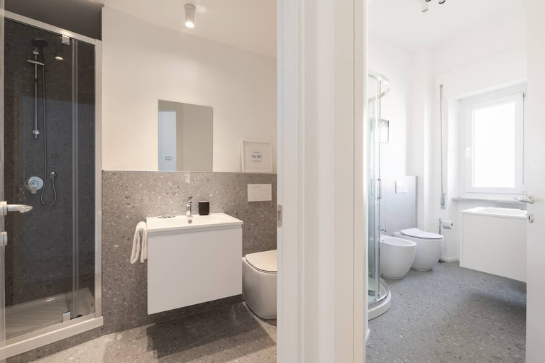 Bathroom 3, Luminous Family Apt With Balcony By St Peter'S , Roma