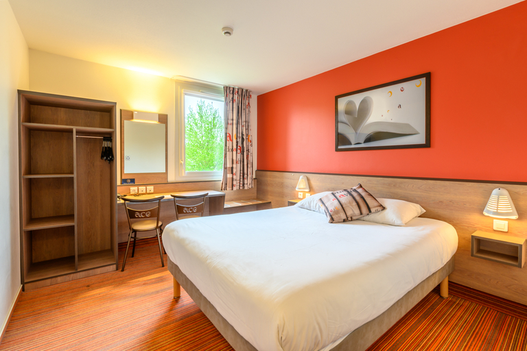Bedroom, ACE Hôtel Paris Roissy, Seine-et-Marne