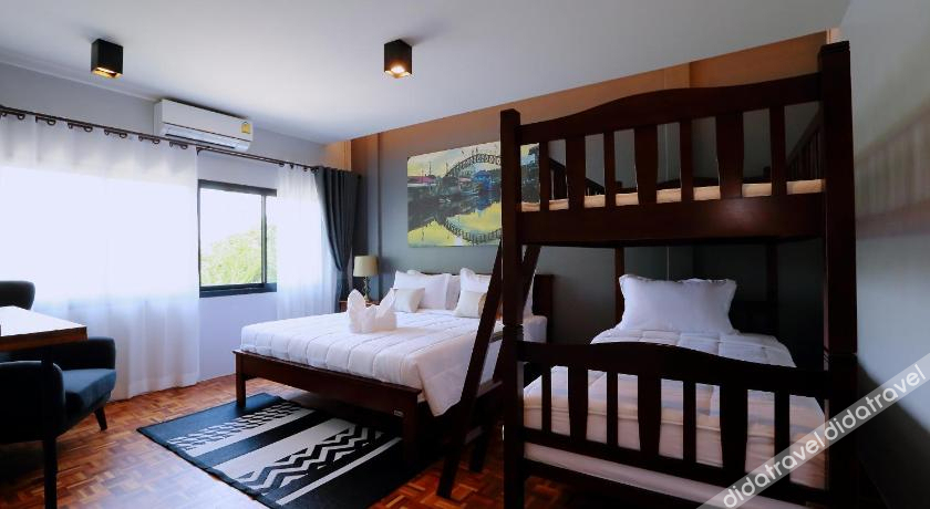 Bedroom 3, canvas family home, Muang Trat