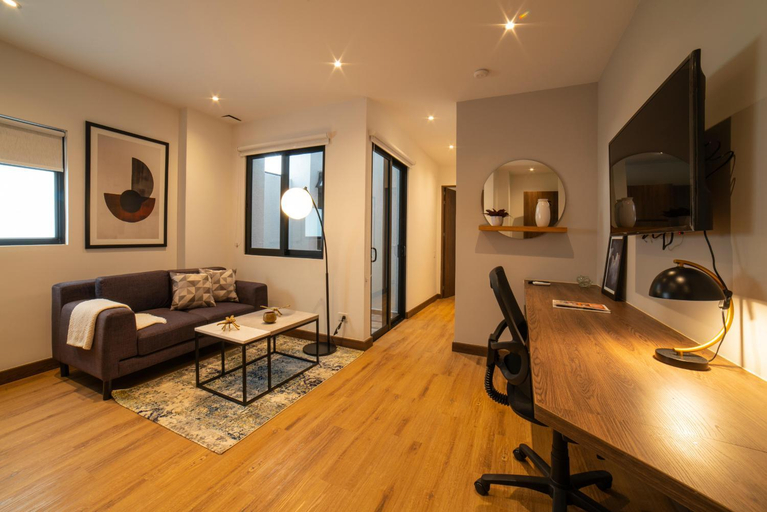 Shared lounge/TV area 4, Cali River Suites by Yellowkey Capital, Santiago de Cali