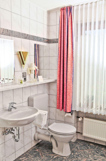 Bathroom 4, Hotel Bacharacher Hof, Mainz-Bingen