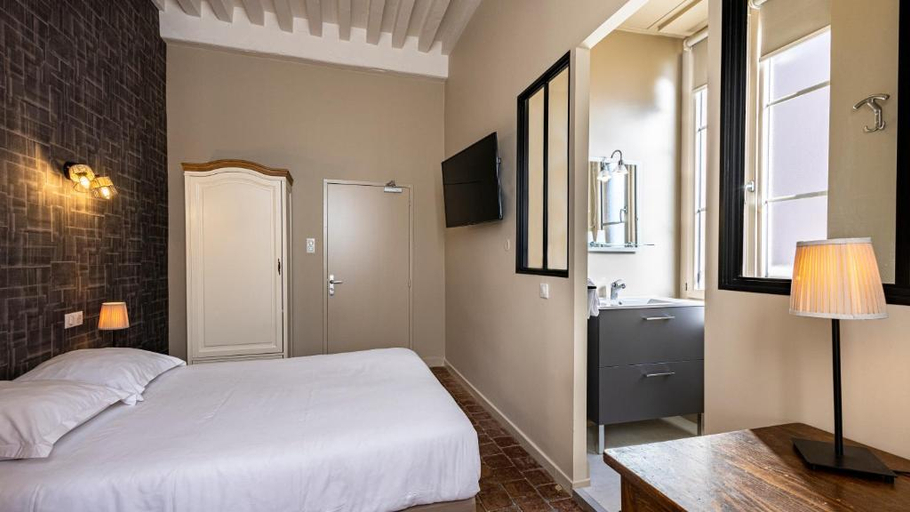 Bedroom 2, Logis Hostellerie Bressane, Saône-et-Loire