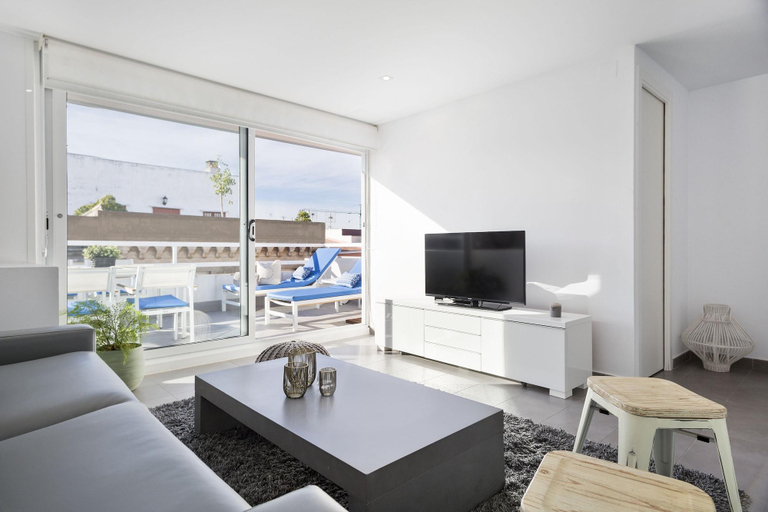 Bedroom 2, Sitges Group Blue and White, Barcelona