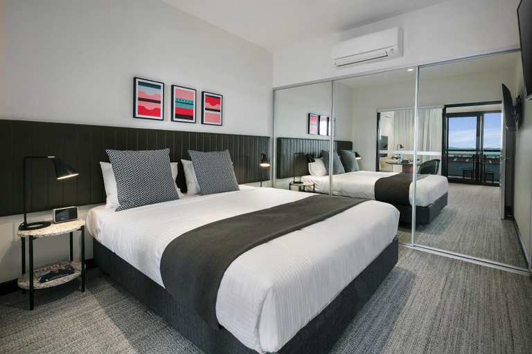 Bedroom 3, Quest Notting Hill, Melbourne