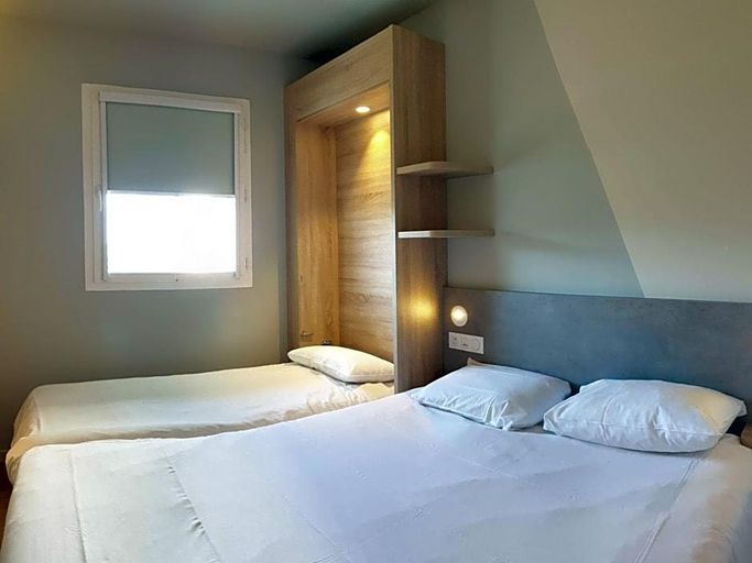 Bedroom 2, ibis budget Ciboure Saint-Jean-de-Luz, Pyrénées-Atlantiques