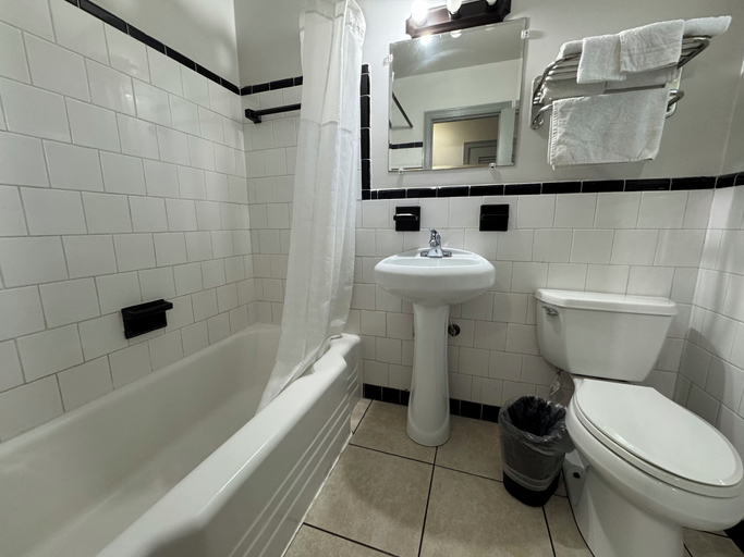 Bathroom 3, Royal Inn, Lake