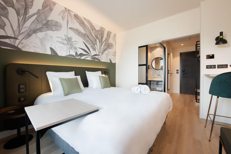Bedroom 4, Campanile Smart Lyon Est - Eurexpo Bron Aviation, Rhône