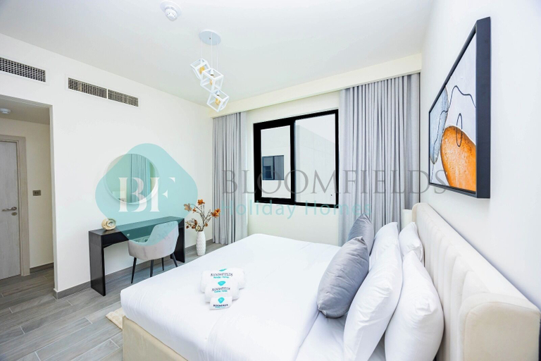 Bedroom, Bloomfields 3BR Townhouse Noya in Yas, Yas Island