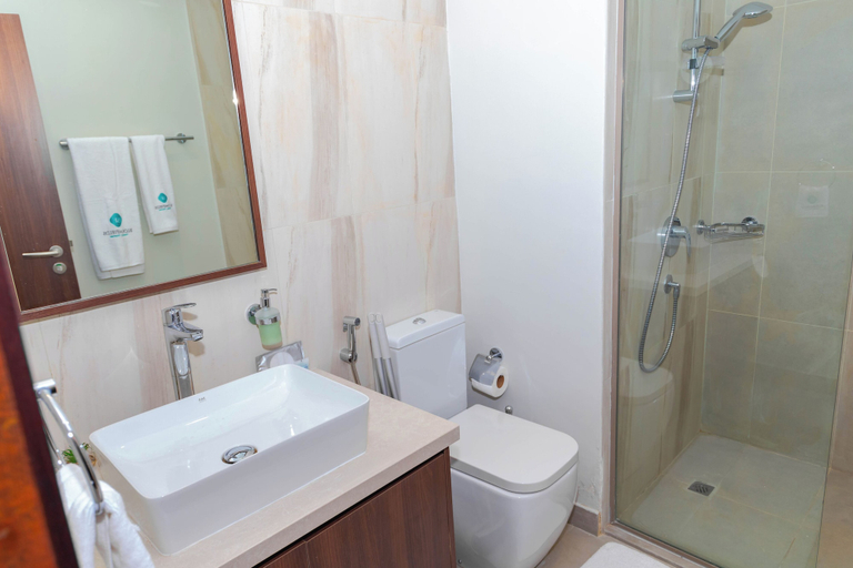 Bathroom, Bloomfields Modern 1BR in Reflection, Abu Dhabi City