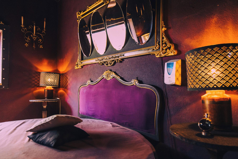 Bedroom 4, Almanuda Naturist Village, Viterbo
