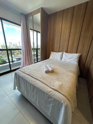 Bedroom 3, Melhores Flats - Elegante perto da praia, João Pessoa