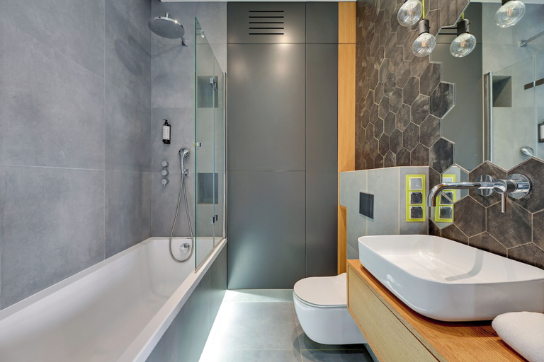 Bathroom 3, Lion Apartments - Mila Baltica, Gdańsk City