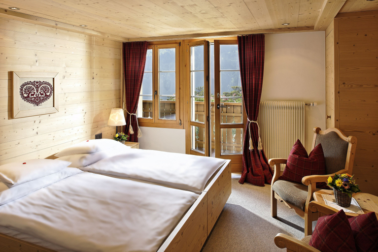 Bedroom 3, Hotel Alpenrose Wengen, Interlaken