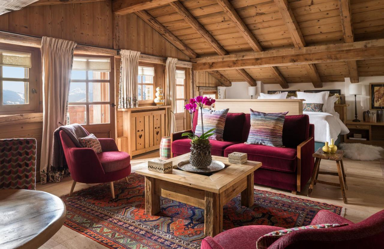 Bedroom 3, Les Chalets Du Mont D’arbois, Haute-Savoie