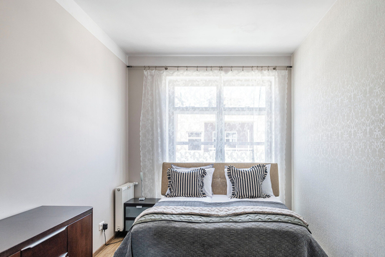 Bedroom, Lion Apartments - The Wave, Gdańsk City