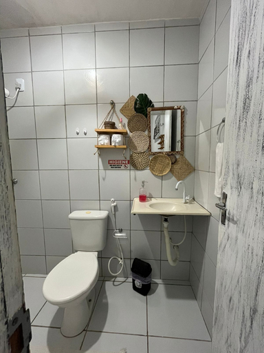 Bathroom, hospedaria Mandacaru, Aracati