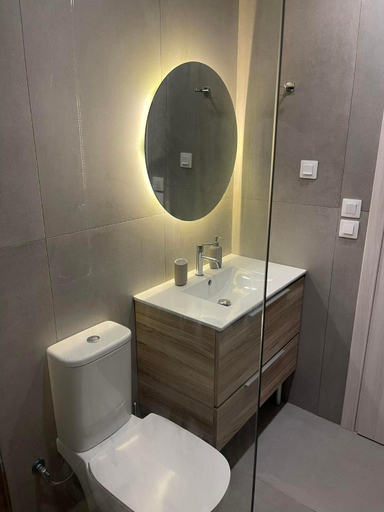 Shower 4, Andrea's luxury apartments in Nea Fokaia, Central Macedonia