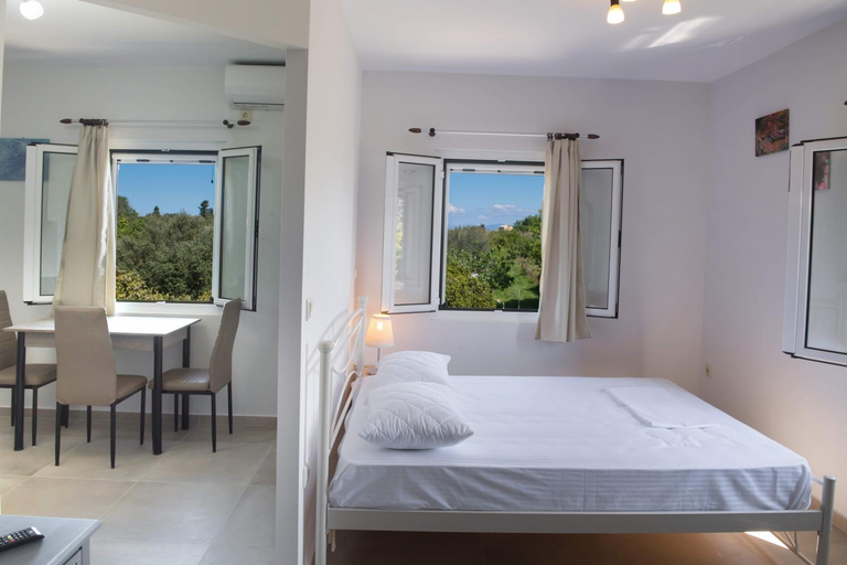 Bedroom, Boursinos cozy apartments, Ionian Islands