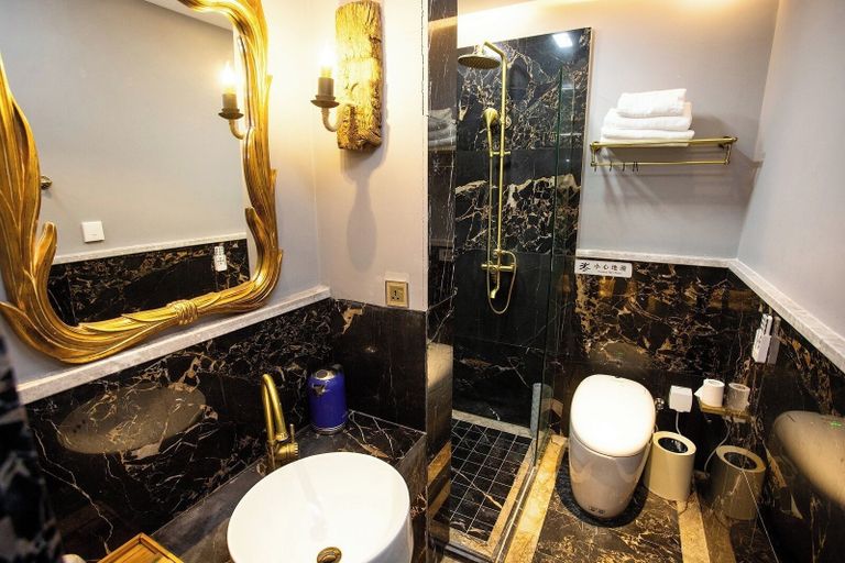 Bathroom 4, Qu She Boutique Hotel, Harbin