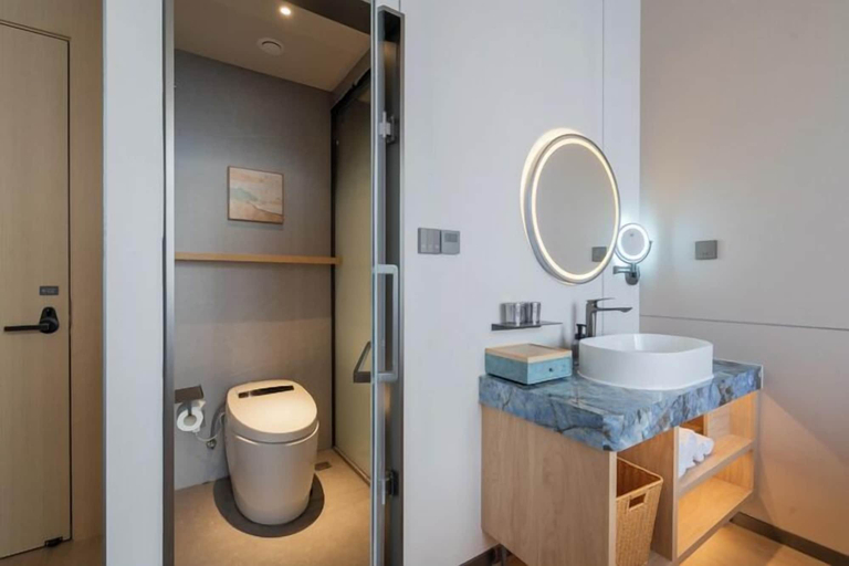 Bathroom 3, Dequan ShanShui Hotel, Beijing