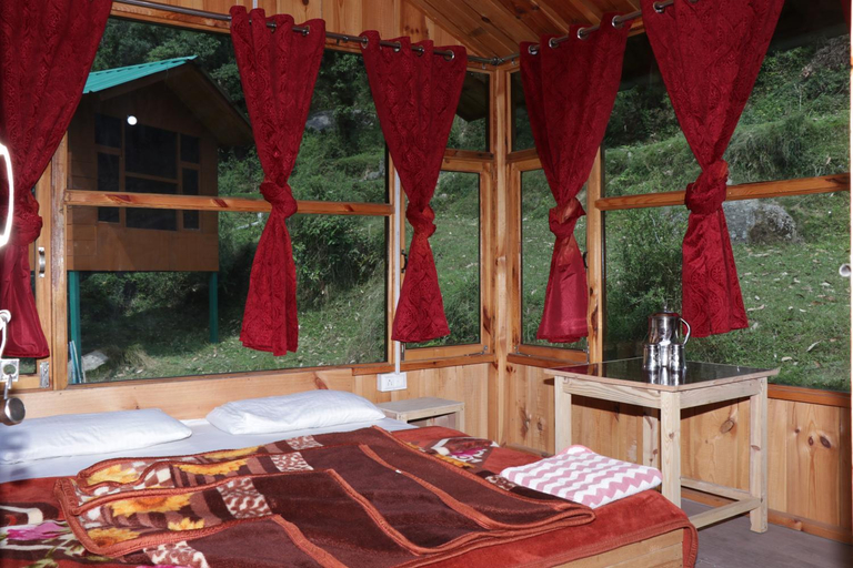 Bedroom 2, Trekking Cougars Huts, Kangra