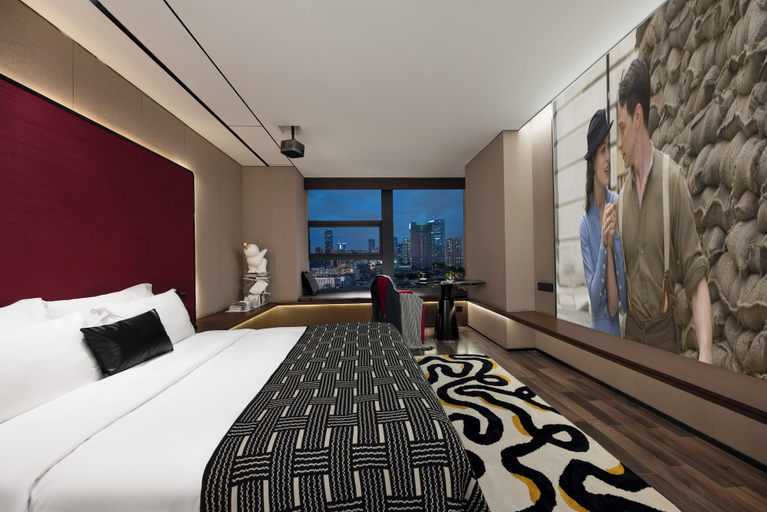 Bedroom 2, Beso Black Vinyl Fragment Hotel, Chengdu
