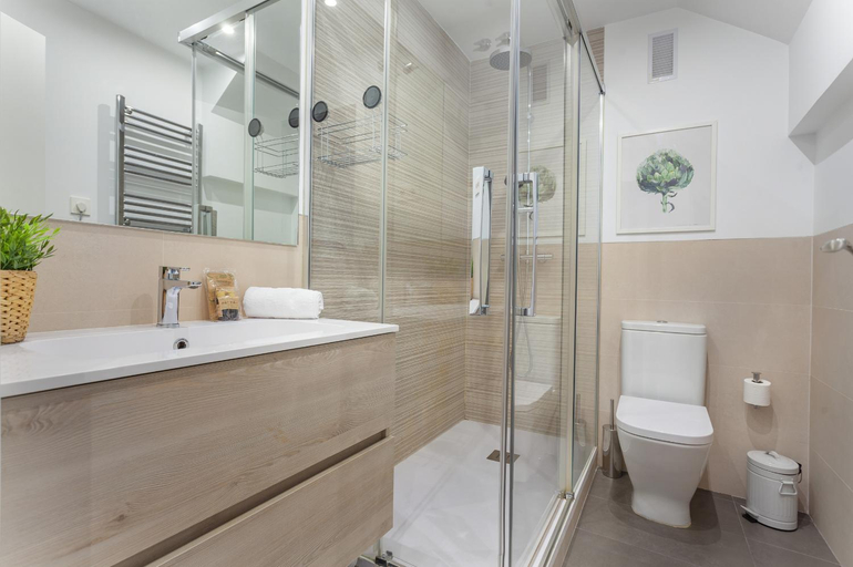 Bathroom 2, Apartamento Malasana Terrace en Madrid, Madrid