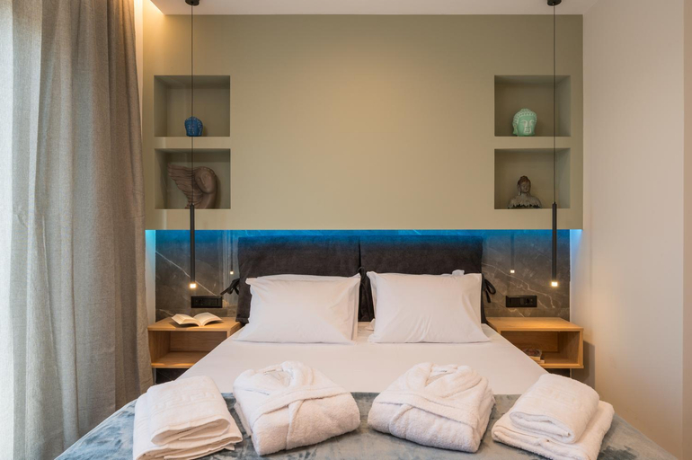 Bedroom 3, Aspect Luxury Apartments with Pool, Crete