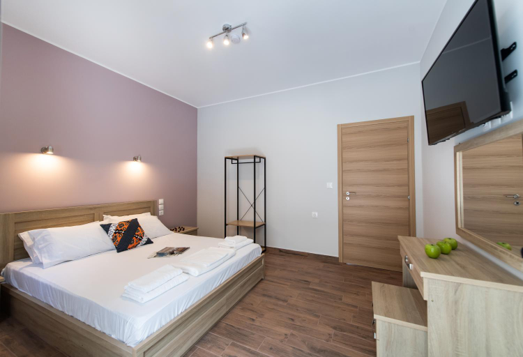 Bedroom 1, Vista Del Diamante Apartments, Ionian Islands