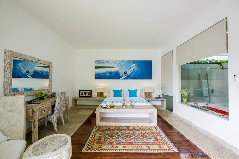 Bedroom 2, Luxe 4bed: 20m Lap Pool, TV Room, Walk To Beach , Badung
