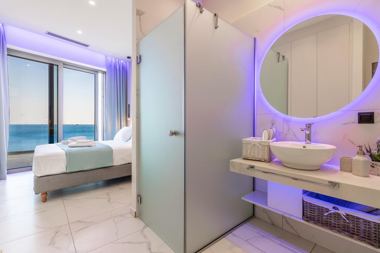 Bathroom 4, Rocca al Mare Seaside Villas, Crete