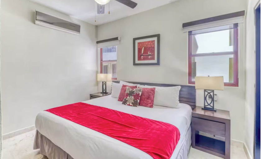 Bedroom 2, Ocean view 2nd floor, luxury 1 bedroom condo at EL FARO by DPM, Cozumel