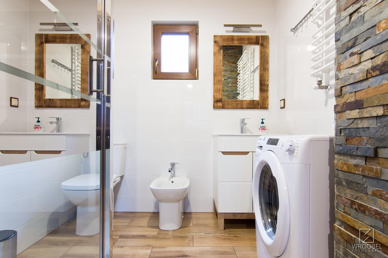 Bathroom 3, Domki Skiba Szaflary, Nowy Targ