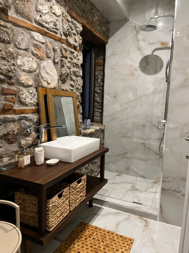Bathroom 5, Olympus Stone Lodge, Central Macedonia