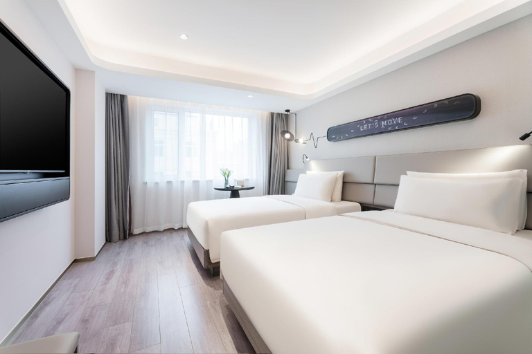 Bedroom 2, Atour Light Hotel Dalian Xian Road Henglong Shopping Center, Dalian