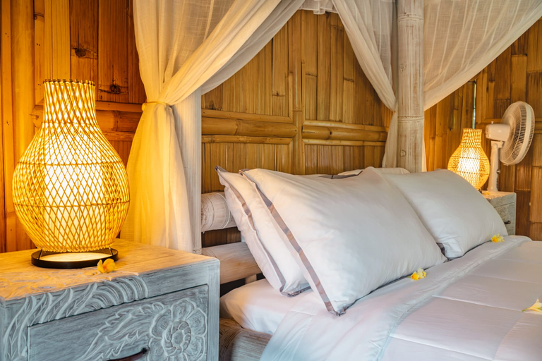 Bedroom 2, Bamboo Villa By The River Ubud By Bali Cabin, Gianyar