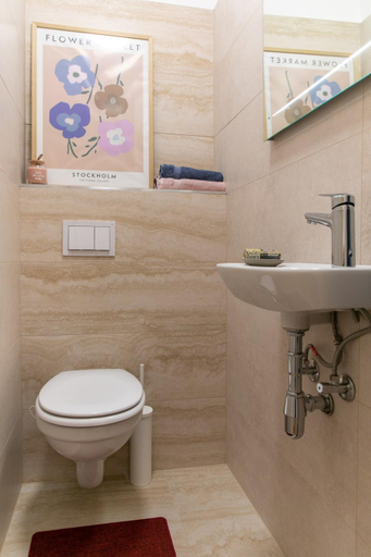 Bathroom 3, Hemma apartment, office+garage near Jarun lake, Zagreb