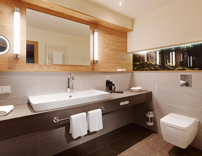 Bathroom 4, Schwarzwald Wellnesshotel SAIGERHOH I Spa Golf & Wandern uber dem Titisee, Breisgau-Hochschwarzwald