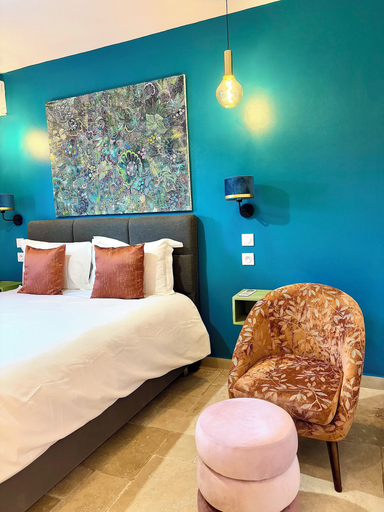 Bedroom 4, The Palm Trees Restaurant and Rooms, Sainte-Rose