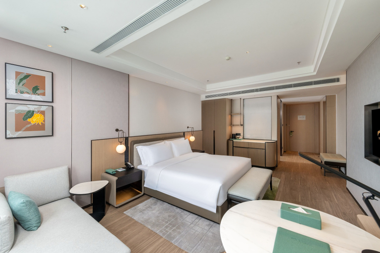 Bedroom 2, Nanjing Yangzi River Conference Center Longshan Lake Hotel, Nanjing