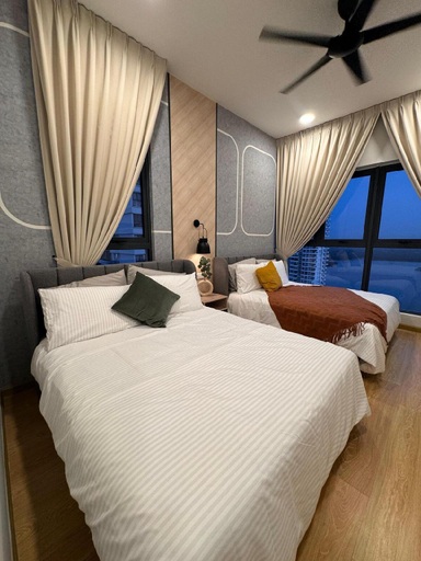 Cozy Beachfront Seaview 2CP &Netflix 3BR @6-10px, Johor Bahru