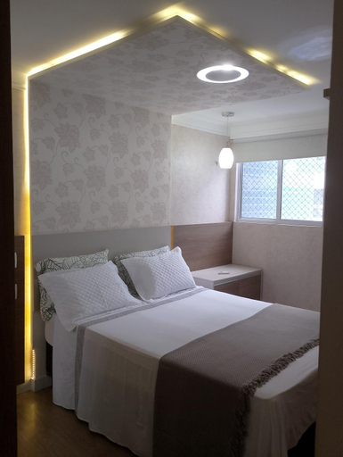 Bedroom 1, LINDO APt PERTiNHO AV LITORANEA, São Luis