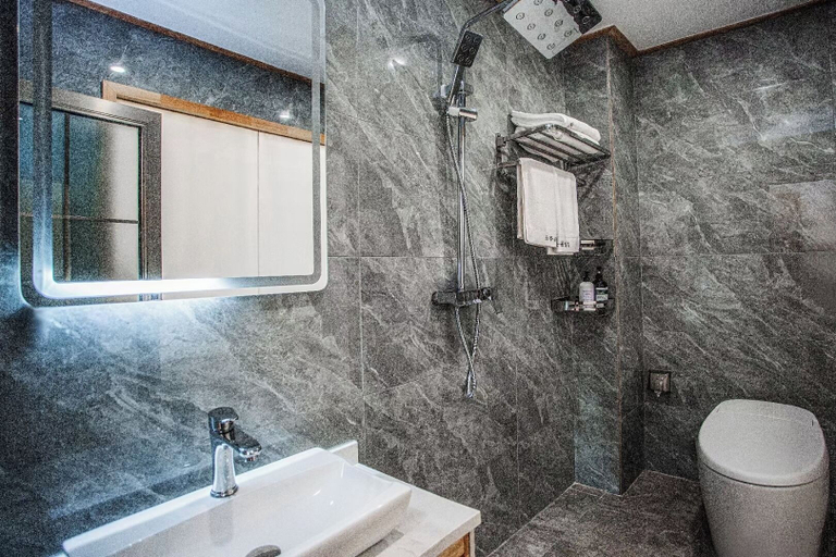 Bathroom 4, Xijiang Yunting Light Luxury Panoramic, Qiandongnan Miao and Dong