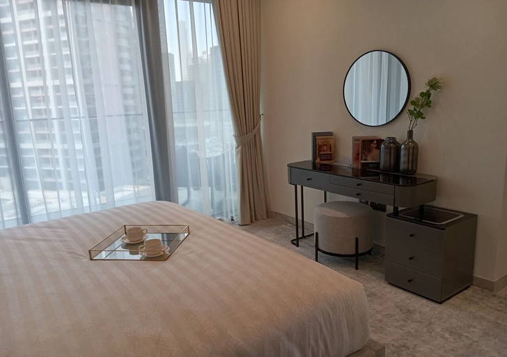 Bedroom 3, Luxury 1BR in Peninsula Five by Bespoke, Dubai