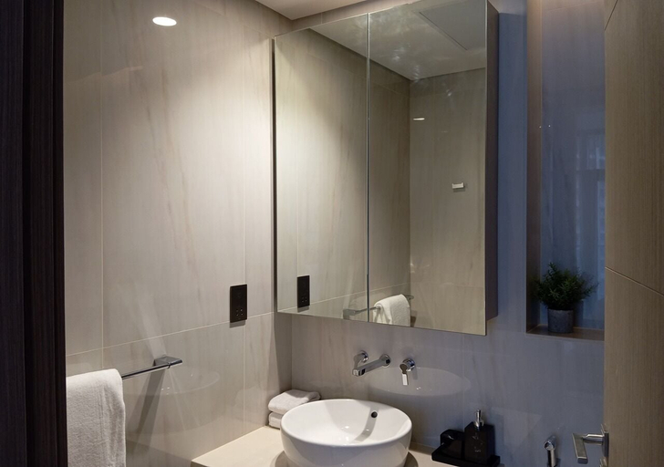 Bathroom 4, Luxury 1BR in Peninsula Five by Bespoke, Dubai