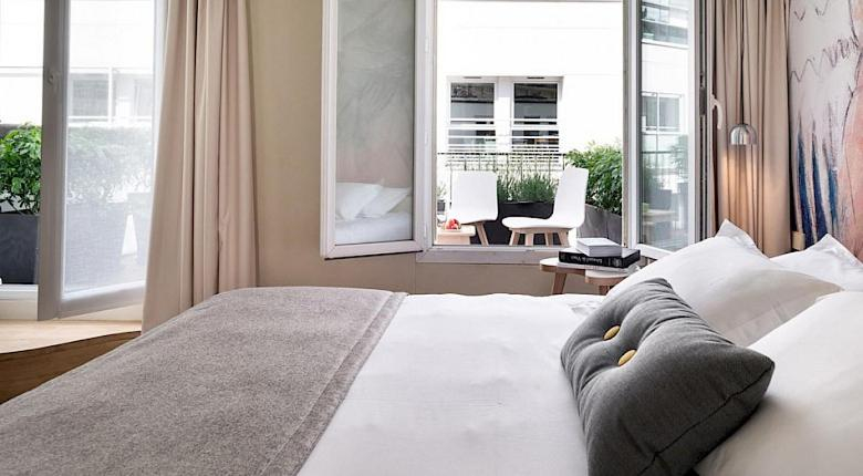 Bedroom 3, Hotel Max, Paris