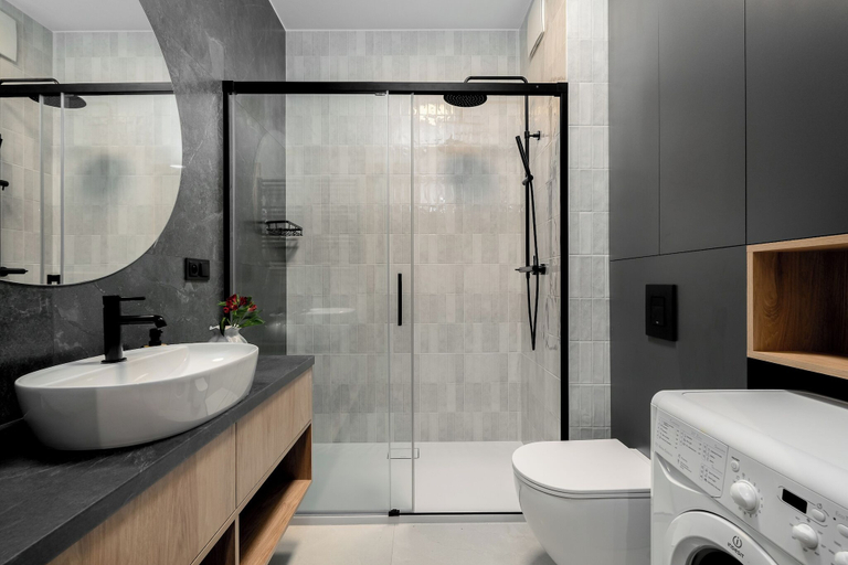 Bathroom, MARGI Clea Apartment, Szczecin