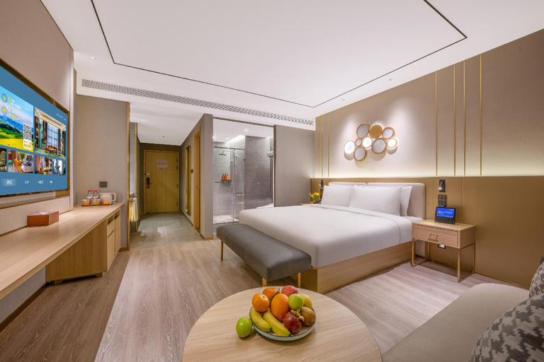 Bedroom 2, Orange Hotel Nanchang Honggutan Wanda Plaza, Nanchang