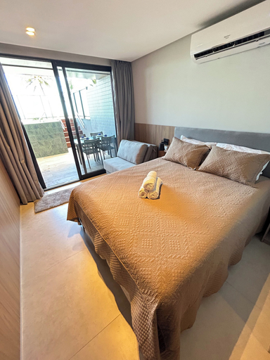 Bedroom 3, Melhores Flats - Piscina privativa, Cabedelo